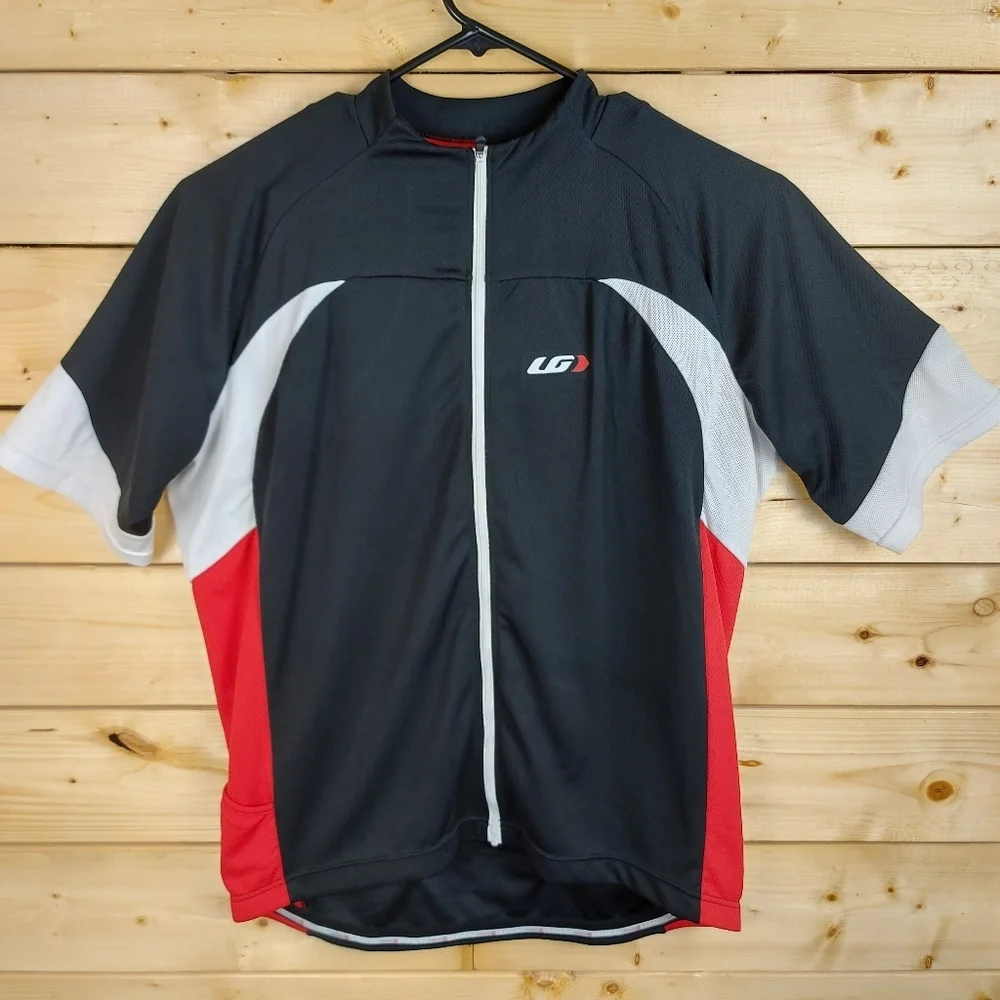 🍄3/50$🍄 Louis Garneau Metz Lite jersey Full Zip Cycling Mountain Bike Shirt XL - Picture 6 of 8
